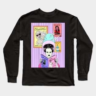 bride of frankenstein monster hair style Long Sleeve T-Shirt